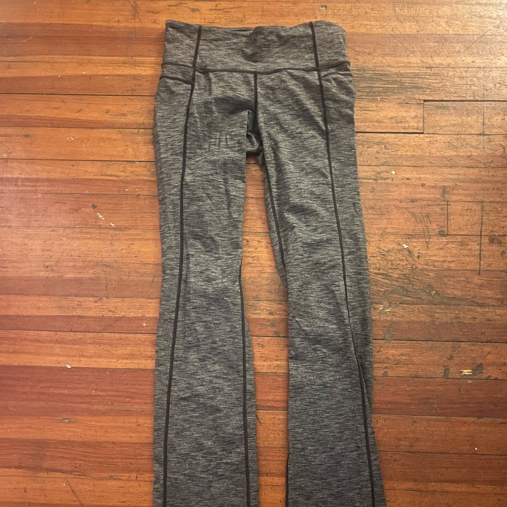 Athleta Charcoal Flare Leggings Size Small